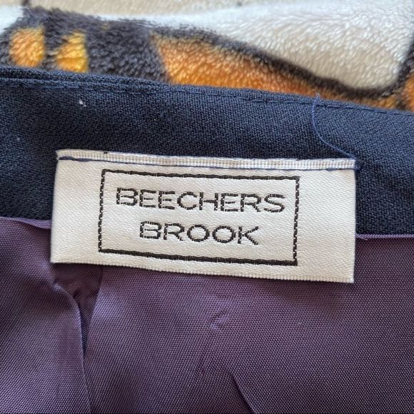Beeches brook career skirt with back zipper navy - Picture 5 of 9